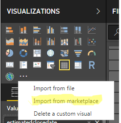 Import from marketplace