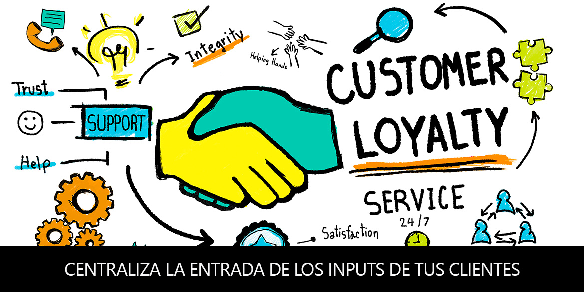 Centraliza la entrada de los inputs de tus clientes para poder ofrecer un mejor servicio (Omnichannel)