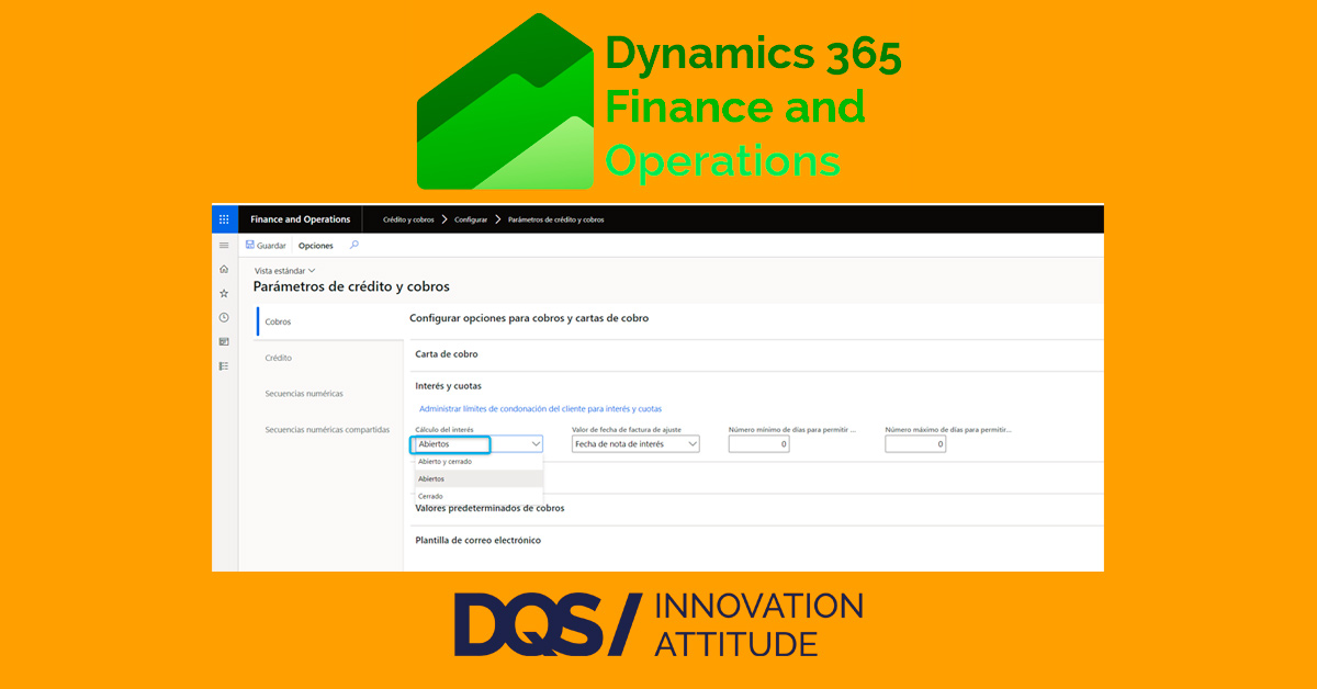 Cálculo de intereses sobre deuda de clientes en D365FO