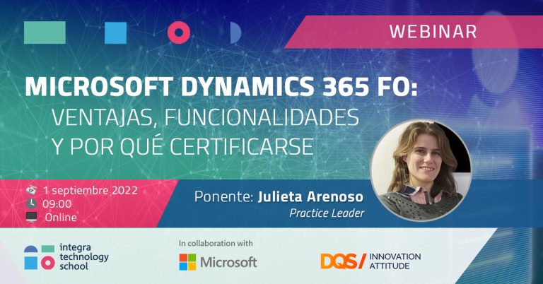 Webinario Dynamics 365 FO con Integra Technology School