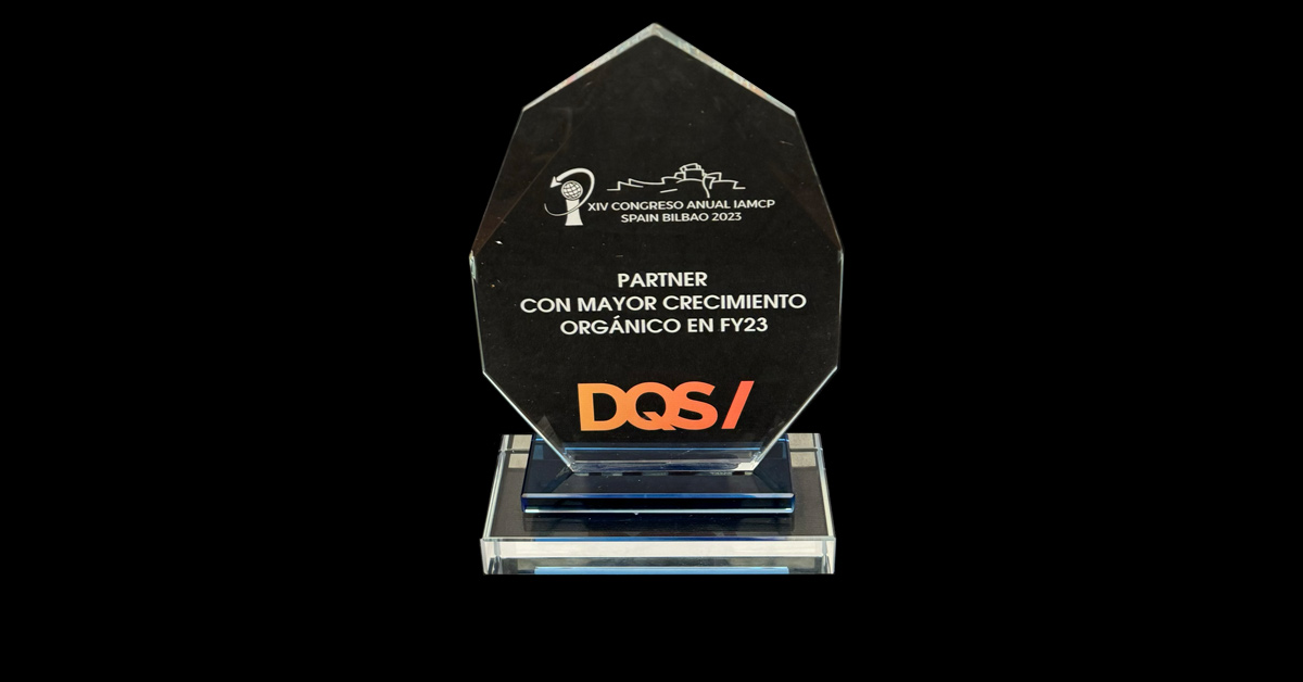 DQS recibe el premio al partner Microsoft con mayor crecimiento por IAMCP Spain