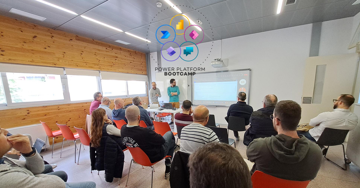 Carlos Sáez y Aitor Francés en Global Power Platform Bootcamp