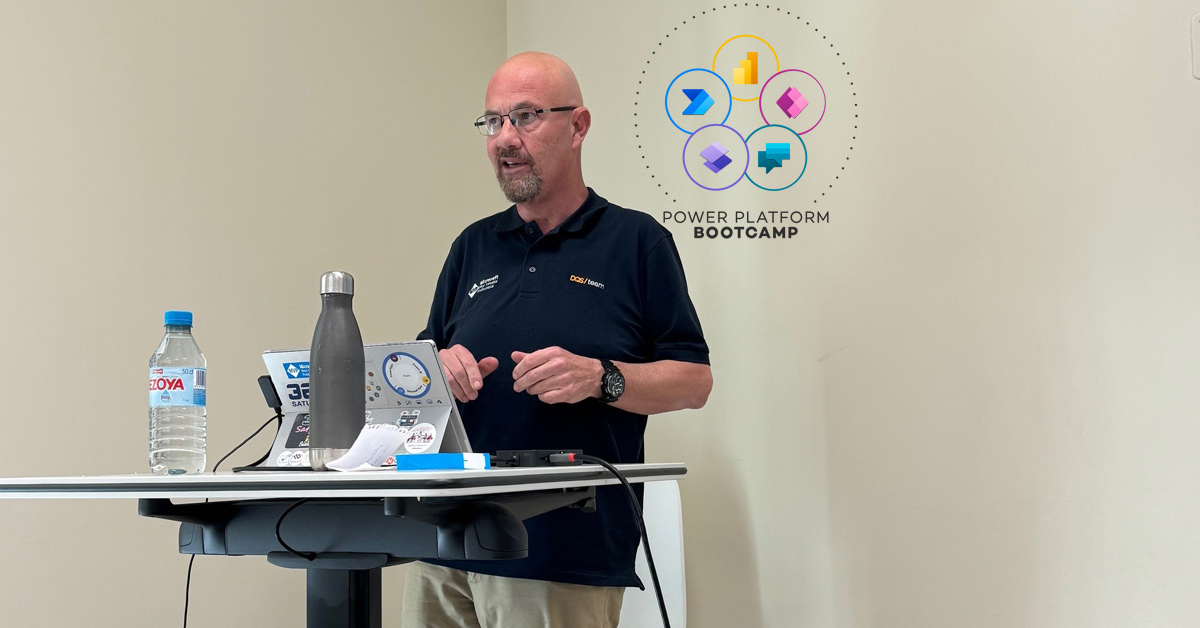 Toni Granell en el Global Power Platform Bootcamp Valencia