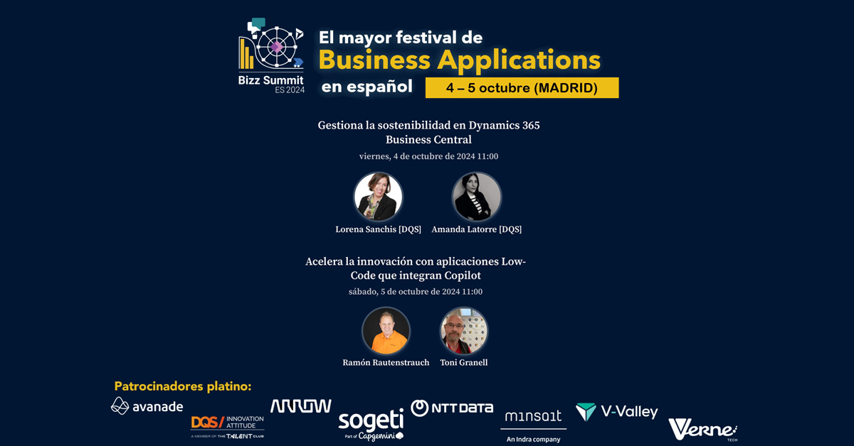 El DQS/team dará dos charlas en el Bizz Summit 2024